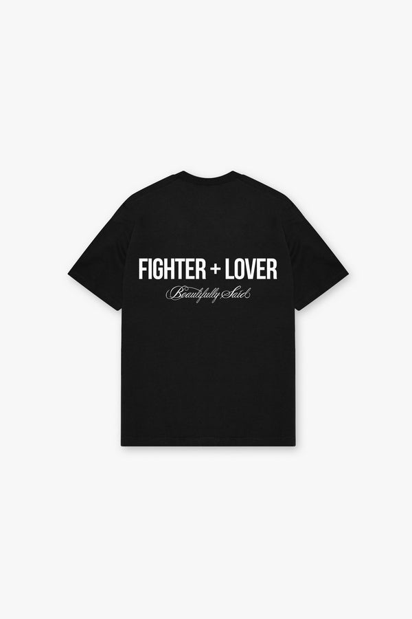 Fighter & Lover T-Shirt - Black