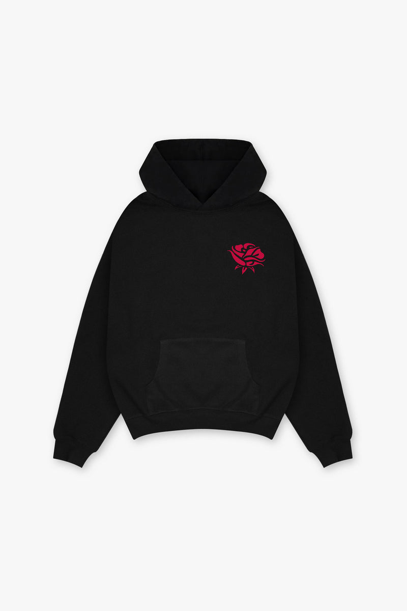 Fighter & Lover Pullover Hoodie - Black