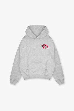 Fighter & Lover Pullover Hoodie - Grey Melange