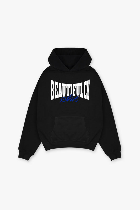 Blue Corner Pullover Hoodie