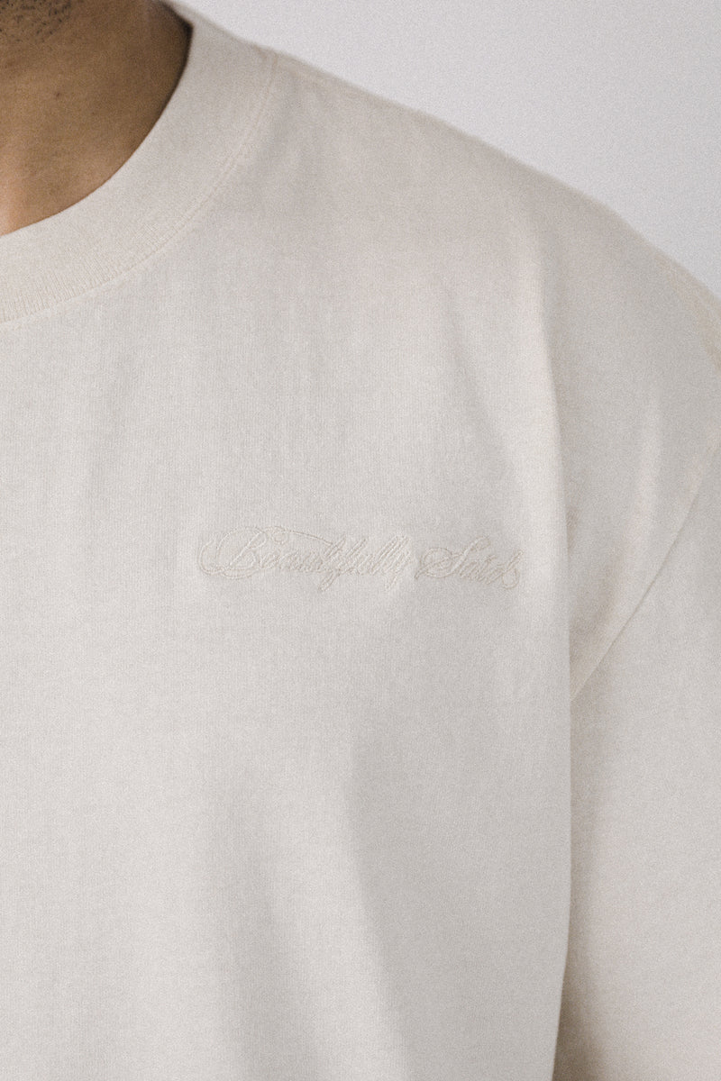 Fundamental Relaxed T-Shirt - Cream