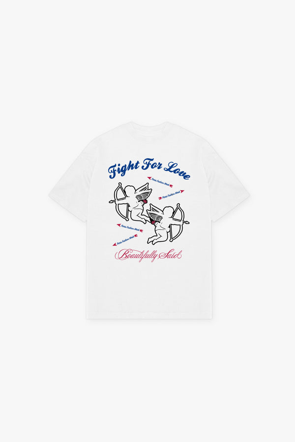 Fight For Love T-Shirt - White