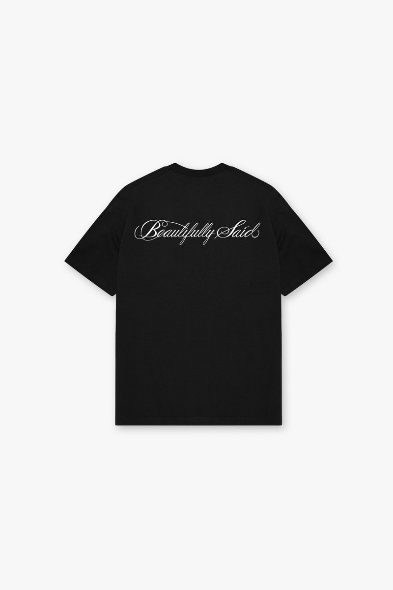 Rose T-Shirt - Black